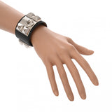 HERMES エルメス コリエドシアン GM ブラック シルバー金具 □Q刻印(2013年頃) ユニセックス ヴォーシャモニー ブレスレット ABランク 中古 銀蔵