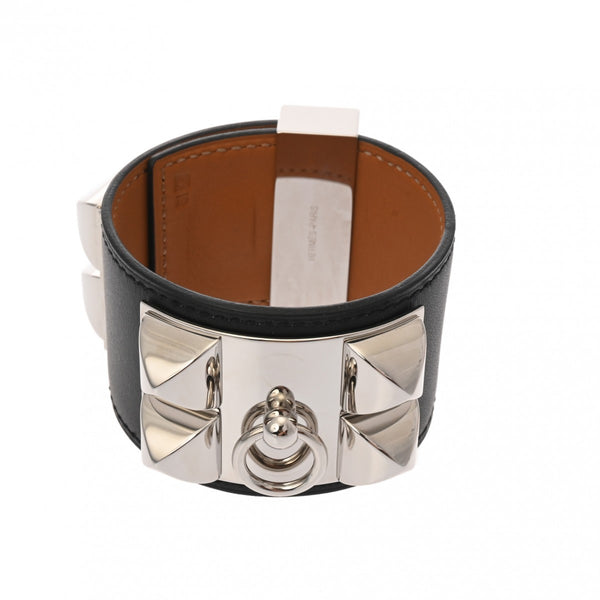 HERMES エルメス コリエドシアン GM ブラック シルバー金具 □Q刻印
