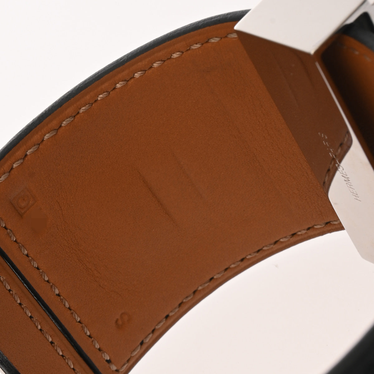 HERMES エルメス コリエドシアン GM ブラック シルバー金具 □Q刻印