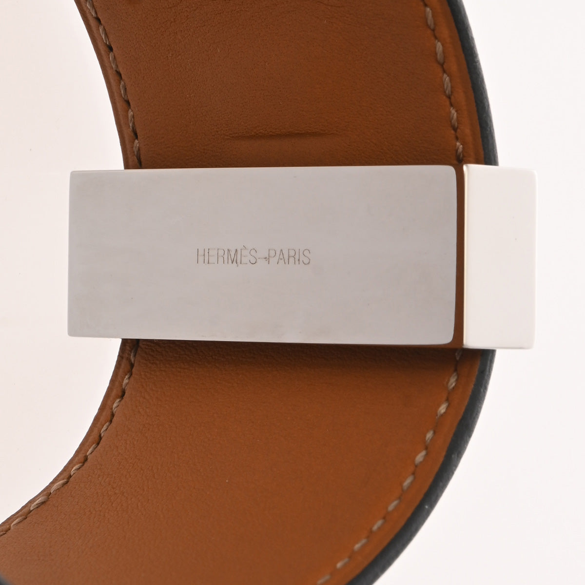 HERMES エルメス コリエドシアン GM ブラック シルバー金具 □Q刻印