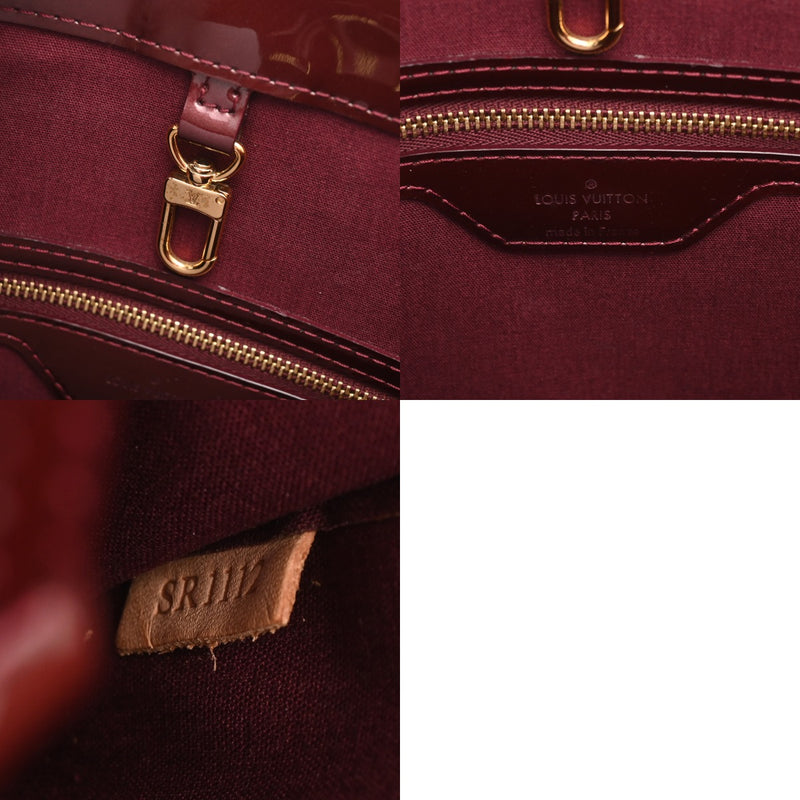 LOUIS VUITTON ルイヴィトン モノグラムヴェルニ アヴァロン MM ルージュフォーヴィスト M91744 レディース ヴェルニ ハンドバッグ Bランク 中古 銀蔵