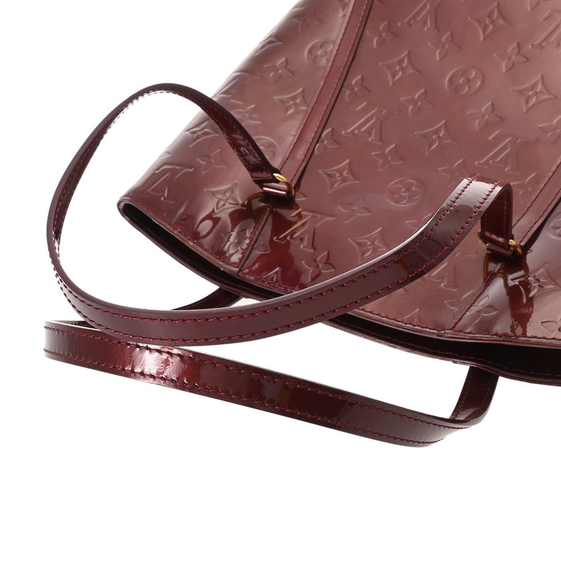 LOUIS VUITTON ルイヴィトン モノグラムヴェルニ アヴァロン MM ルージュフォーヴィスト M91744 レディース ヴェルニ ハンドバッグ Bランク 中古 銀蔵