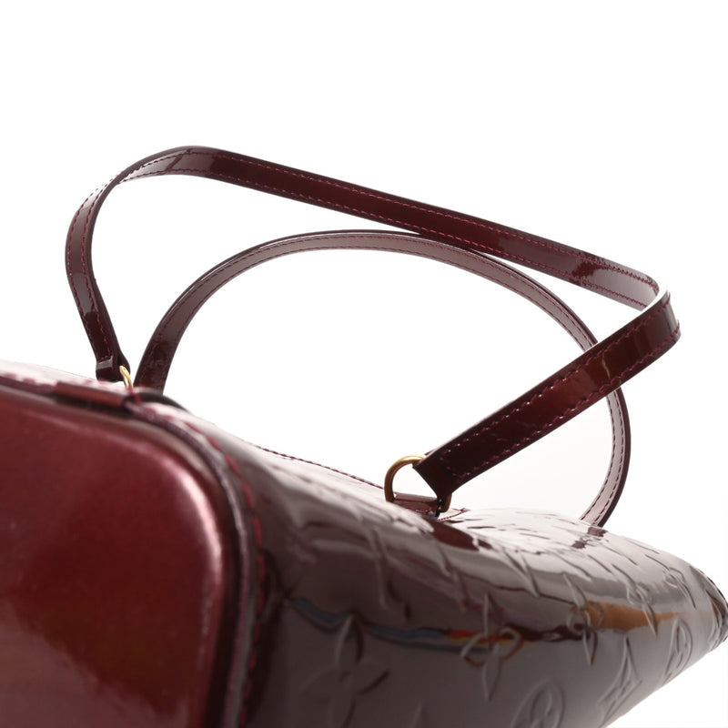 LOUIS VUITTON ルイヴィトン モノグラムヴェルニ アヴァロン MM ルージュフォーヴィスト M91744 レディース ヴェルニ ハンドバッグ Bランク 中古 銀蔵