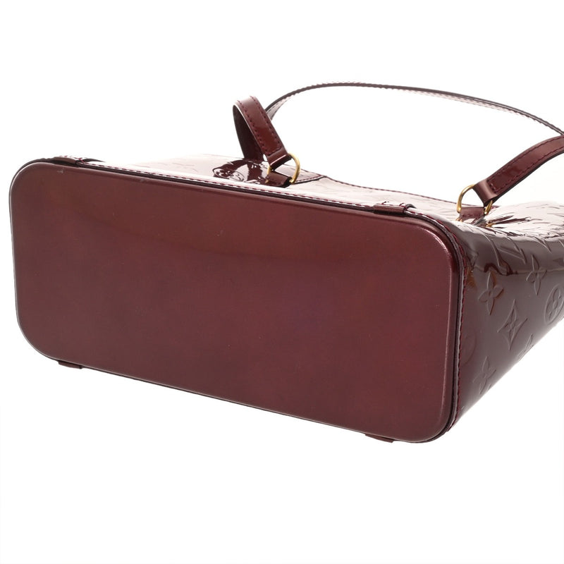 LOUIS VUITTON ルイヴィトン モノグラムヴェルニ アヴァロン MM ルージュフォーヴィスト M91744 レディース ヴェルニ ハンドバッグ Bランク 中古 銀蔵