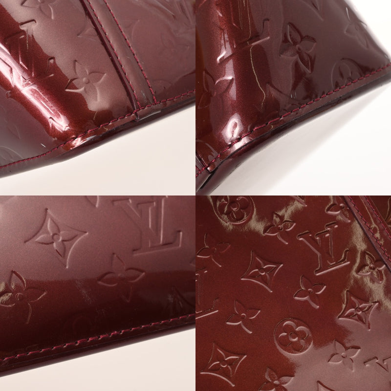 LOUIS VUITTON ルイヴィトン モノグラムヴェルニ アヴァロン MM ルージュフォーヴィスト M91744 レディース ヴェルニ ハンドバッグ Bランク 中古 銀蔵