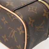 LOUIS VUITTON ルイヴィトン モノグラム ニース ナノ バニティバッグ ブラウン M44936 レディース モノグラムキャンバス バニティバッグ Aランク 中古 銀蔵