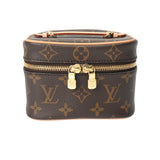 LOUIS VUITTON ルイヴィトン モノグラム ニース ナノ バニティバッグ ブラウン M44936 レディース モノグラムキャンバス バニティバッグ Aランク 中古 銀蔵