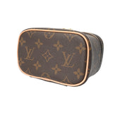 LOUIS VUITTON ルイヴィトン モノグラム ニース ナノ バニティバッグ ブラウン M44936 レディース モノグラムキャンバス バニティバッグ Aランク 中古 銀蔵
