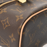LOUIS VUITTON ルイヴィトン モノグラム ニース ナノ バニティバッグ ブラウン M44936 レディース モノグラムキャンバス バニティバッグ Aランク 中古 銀蔵