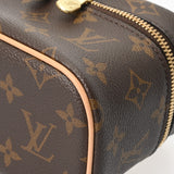 LOUIS VUITTON ルイヴィトン モノグラム ニース ナノ バニティバッグ ブラウン M44936 レディース モノグラムキャンバス バニティバッグ Aランク 中古 銀蔵