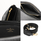 LOUIS VUITTON ルイヴィトン バブルグラム ウォレットオンストラップ 3WAY ノワール M81398 レディース レザー ショルダーバッグ ABランク 中古 銀蔵