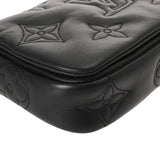 LOUIS VUITTON ルイヴィトン バブルグラム ウォレットオンストラップ 3WAY ノワール M81398 レディース レザー ショルダーバッグ ABランク 中古 銀蔵