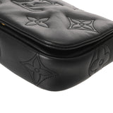 LOUIS VUITTON ルイヴィトン バブルグラム ウォレットオンストラップ 3WAY ノワール M81398 レディース レザー ショルダーバッグ ABランク 中古 銀蔵