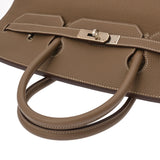 HERMES エルメス バーキン 40 エトゥープ Z刻印(2021年頃) ユニセックス トゴ ハンドバッグ Aランク 中古 銀蔵