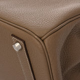 HERMES エルメス バーキン 40 エトゥープ Z刻印(2021年頃) ユニセックス トゴ ハンドバッグ Aランク 中古 銀蔵