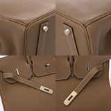 HERMES エルメス バーキン 40 エトゥープ Z刻印(2021年頃) ユニセックス トゴ ハンドバッグ Aランク 中古 銀蔵