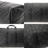 LOUIS VUITTON ルイヴィトン モノグラムエクリプス キーポルバンドリエール 45 ブラック M40569 メンズ モノグラムキャンバス ボストンバッグ Aランク 中古 銀蔵
