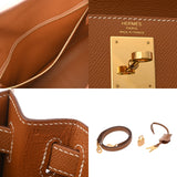 HERMES エルメス ケリー 28 外縫い 2WAY エトゥープ Z刻印(2021年頃) レディース トゴ ハンドバッグ Aランク 中古 銀蔵