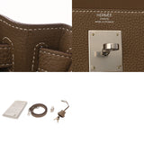 HERMES エルメス ケリー 28 内縫い 2WAY エトゥープ Z刻印(2021年頃) レディース トゴ ハンドバッグ 新同 中古 銀蔵