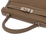 HERMES エルメス ケリー 28 内縫い 2WAY エトゥープ Z刻印(2021年頃) レディース トゴ ハンドバッグ 新同 中古 銀蔵