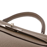 HERMES エルメス ケリー 28 内縫い 2WAY エトゥープ Z刻印(2021年頃) レディース トゴ ハンドバッグ 新同 中古 銀蔵