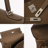 HERMES エルメス ケリー 28 内縫い 2WAY エトゥープ Z刻印(2021年頃) レディース トゴ ハンドバッグ 新同 中古 銀蔵