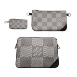 LOUIS VUITTON ルイヴィトン ダミエグラフィット3D トリオメッセンジャー アンタークティカ N50027 メンズ ダミエグラフィットキャンバス ショルダーバッグ Aランク 中古 銀蔵