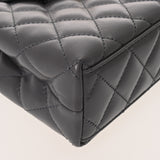 CHANEL シャネル マトラッセ ミニショッピングバッグ グレー AS4416 レディース カーフ ハンドバッグ Aランク 中古 銀蔵