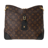 LOUIS VUITTON ルイヴィトン モノグラム オデオンNM MM ブラウン/ノワール M45352 レディース モノグラムキャンバス ショルダーバッグ ABランク 中古 銀蔵