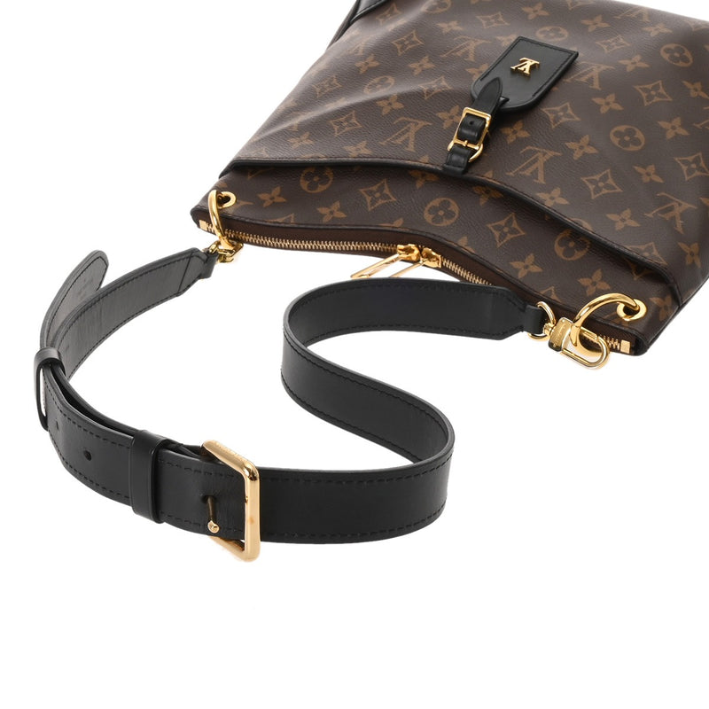 LOUIS VUITTON ルイヴィトン モノグラム オデオンNM MM ブラウン 