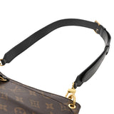 LOUIS VUITTON ルイヴィトン モノグラム オデオンNM MM ブラウン/ノワール M45352 レディース モノグラムキャンバス ショルダーバッグ ABランク 中古 銀蔵