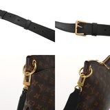 LOUIS VUITTON ルイヴィトン モノグラム オデオンNM MM ブラウン/ノワール M45352 レディース モノグラムキャンバス ショルダーバッグ ABランク 中古 銀蔵