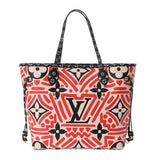 LOUIS VUITTON ルイヴィトン モノグラム クラフティ ネヴァーフル MM クレーム/ルージュ M56583 レディース モノグラムキャンバス トートバッグ ABランク 中古 銀蔵