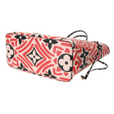 LOUIS VUITTON ルイヴィトン モノグラム クラフティ ネヴァーフル MM クレーム/ルージュ M56583 レディース モノグラムキャンバス トートバッグ ABランク 中古 銀蔵