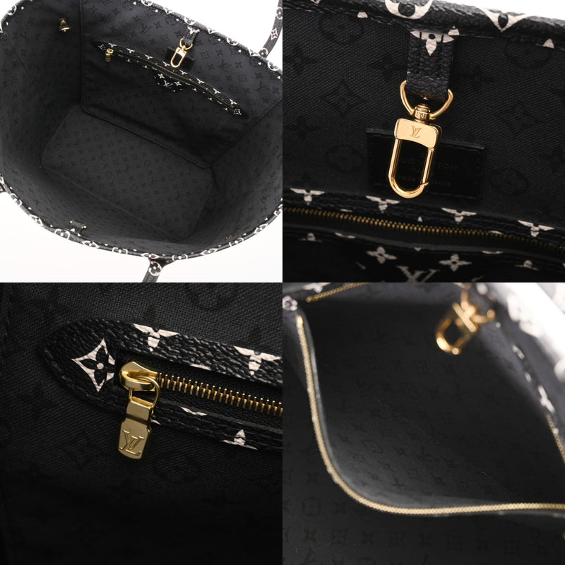 LOUIS VUITTON ルイヴィトン モノグラム クラフティ ネヴァーフル MM クレーム/ルージュ M56583 レディース モノグラムキャンバス トートバッグ ABランク 中古 銀蔵