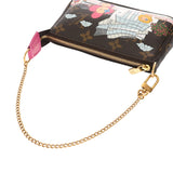 LOUIS VUITTON ルイヴィトン モノグラム ミニ ポシェットアクセソワール ヴィヴィエンヌ ブラウン M81633 レディース モノグラムキャンバス アクセサリーポーチ Aランク 中古 銀蔵