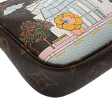 LOUIS VUITTON ルイヴィトン モノグラム ミニ ポシェットアクセソワール ヴィヴィエンヌ ブラウン M81633 レディース モノグラムキャンバス アクセサリーポーチ Aランク 中古 銀蔵