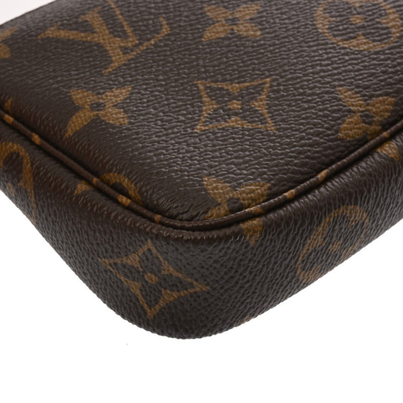 LOUIS VUITTON ルイヴィトン モノグラム ミニ ポシェットアクセソワール ヴィヴィエンヌ ブラウン M81633 レディース モノグラムキャンバス アクセサリーポーチ Aランク 中古 銀蔵