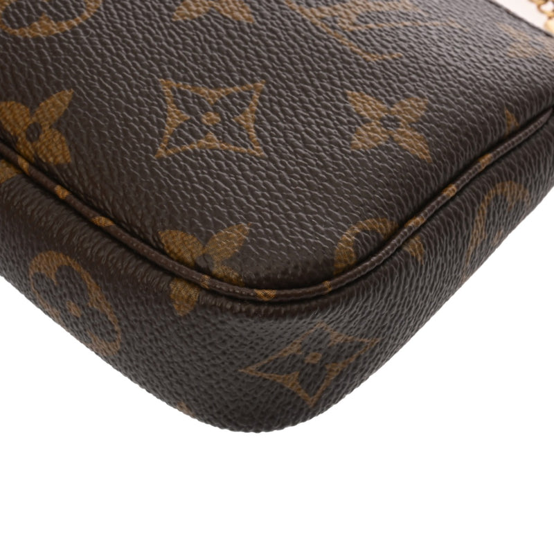 LOUIS VUITTON ルイヴィトン モノグラム ミニ ポシェットアクセソワール ヴィヴィエンヌ ブラウン M81633 レディース モノグラムキャンバス アクセサリーポーチ Aランク 中古 銀蔵