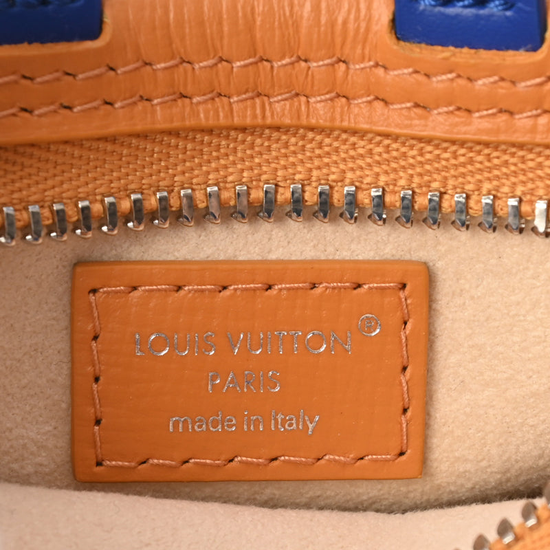 LOUIS VUITTON ルイヴィトン バッグチャーム LV ミニ ショッパー オレンジ M02699 レディース メタル キーホルダー 新同 中古 銀蔵