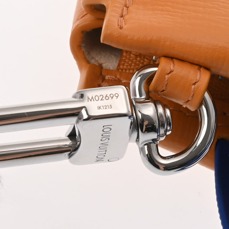 LOUIS VUITTON ルイヴィトン バッグチャーム LV ミニ ショッパー オレンジ M02699 レディース メタル キーホルダー 新同 中古 銀蔵