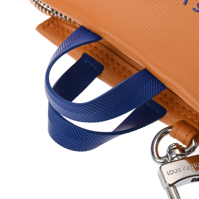 LOUIS VUITTON ルイヴィトン バッグチャーム LV ミニ ショッパー オレンジ M02699 レディース メタル キーホルダー 新同 中古 銀蔵