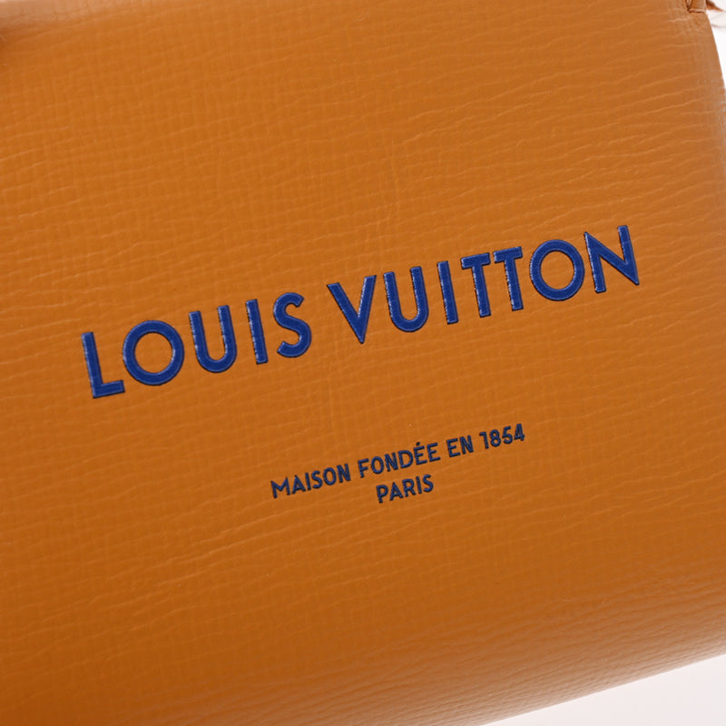 LOUIS VUITTON ルイヴィトン バッグチャーム LV ミニ ショッパー オレンジ M02699 レディース メタル キーホルダー 新同 中古 銀蔵