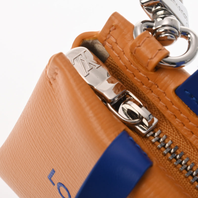 LOUIS VUITTON ルイヴィトン バッグチャーム LV ミニ ショッパー オレンジ M02699 レディース メタル キーホルダー 新同 中古 銀蔵