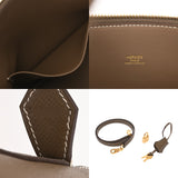 HERMES エルメス ボリード 1923 30 2WAY エトゥープ B刻印(2023年頃) レディース ヴォーエプソン ハンドバッグ 新同 中古 銀蔵