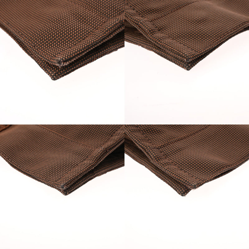 HERMES エルメス エールライン MM 新型 ブラウン ユニセックス キャンバス トートバッグ Bランク 中古 銀蔵