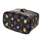 LOUIS VUITTON ルイヴィトン モノグラム ゲームオン ヴァニティ PM ノワール M57482 レディース モノグラムキャンバス バニティバッグ Aランク 中古 銀蔵