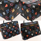 LOUIS VUITTON ルイヴィトン モノグラム ゲームオン ヴァニティ PM ノワール M57482 レディース モノグラムキャンバス バニティバッグ Aランク 中古 銀蔵