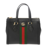 GUCCI グッチ オフィディア スモールトート アウトレット品 ブラック 719882 レディース レザー ハンドバッグ Aランク 中古 銀蔵