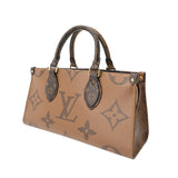 LOUIS VUITTON ルイヴィトン モノグラムリバース オンザゴー EW 2WAY ブラウン M46653 レディース モノグラムキャンバス ハンドバッグ Aランク 中古 銀蔵